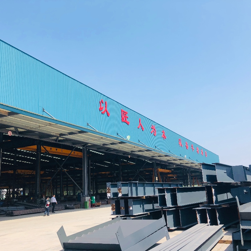 China Steel Structure Factory Framed Commercial Office Building, Construction Steel Truss Prefab